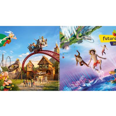 Parque Astérix en Paris y Futuroscope en Poitiers