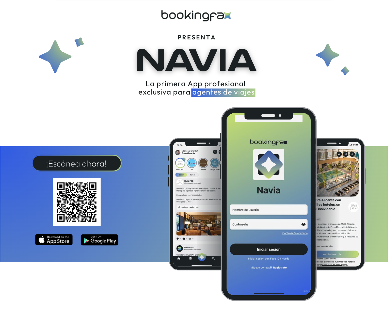 Descubre Navia by Bookingfax, la primera app creada exclusivamente para Agentes de Viajes