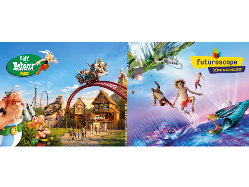 Parque Astérix en Paris y Futuroscope en Poitiers