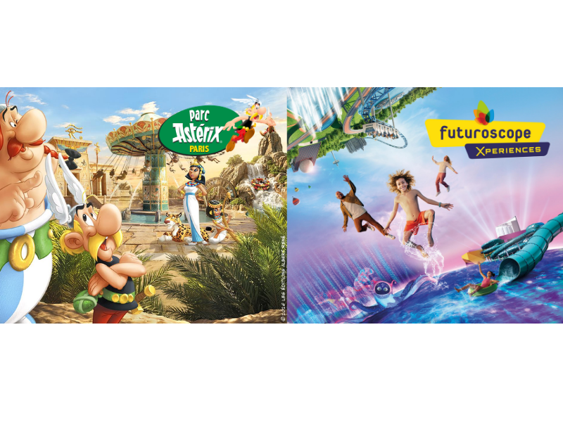 Parque Astérix en Paris y Futuroscope en Poitiers